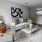 a living room with a couch and a table
