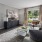 a living room with a couch and a coffee table
